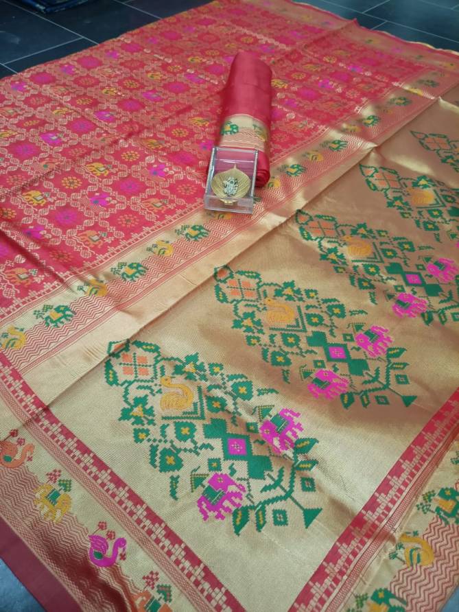 Ddf Patola Soft Lichi Silk Banarasi Saree Catalog